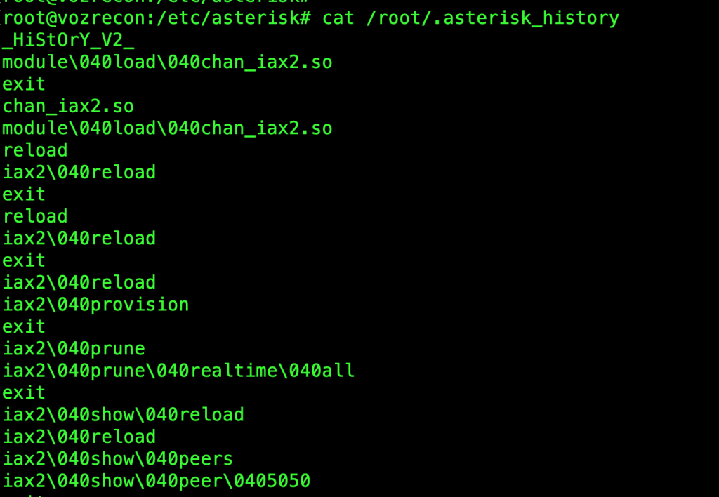 historial-archivo-comandos Asterisk CLI
