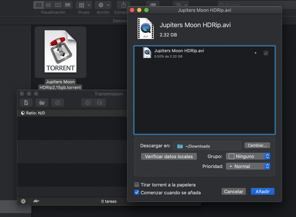 Descargar torrent desde mac