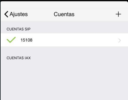Softphone zoiper en IOS