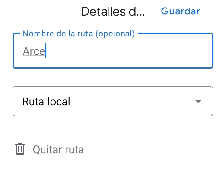 Poner el nombre de mi calle el google maps