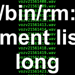 Argument-list-too-long